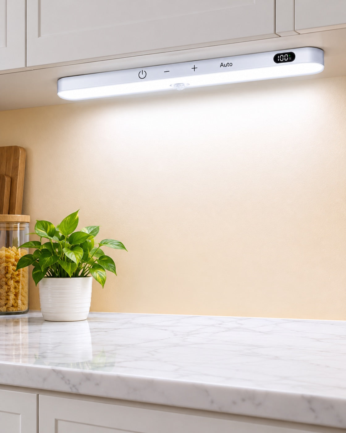 MIADOR Glow — תאורת LED נטענת עם חיישן תנועה